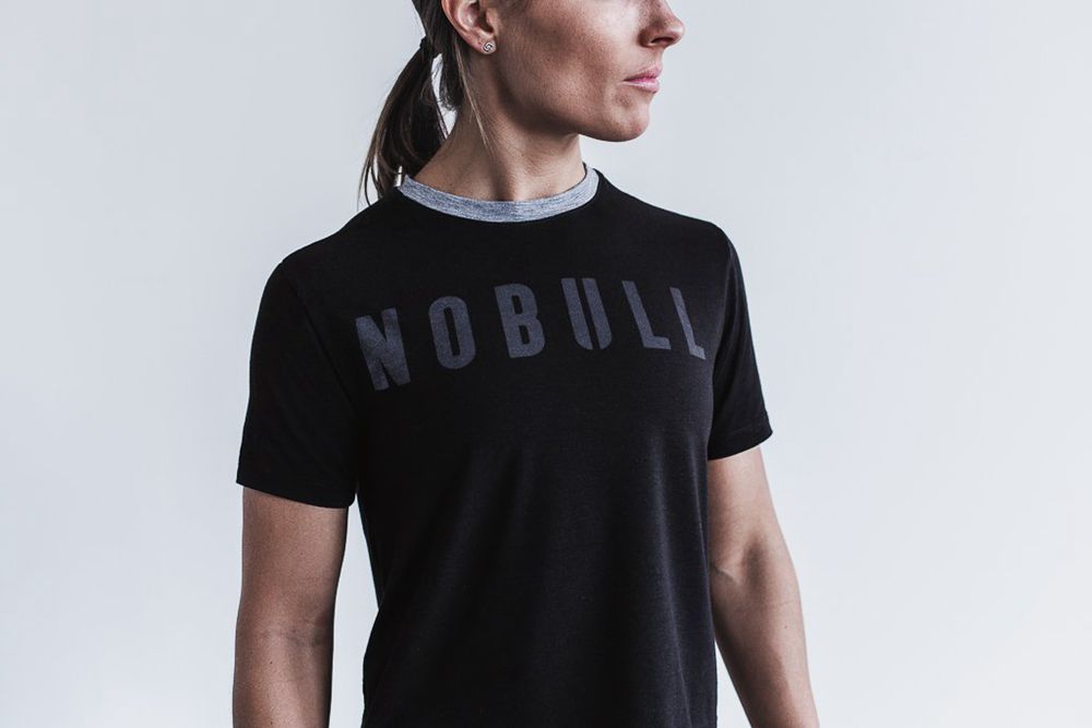 NOBULL Majice Ženske - Nobull Boxy Crne (480736-JMF)